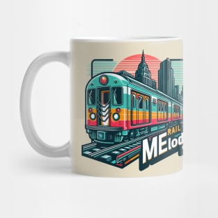 Subway Train, Rail Melody Mug